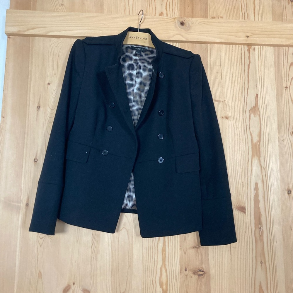 Black blazer with pretty and silky lining inside